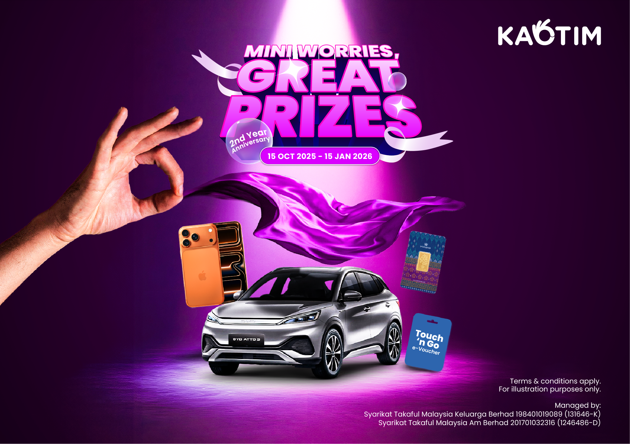 Mini Worries, Great Prizes